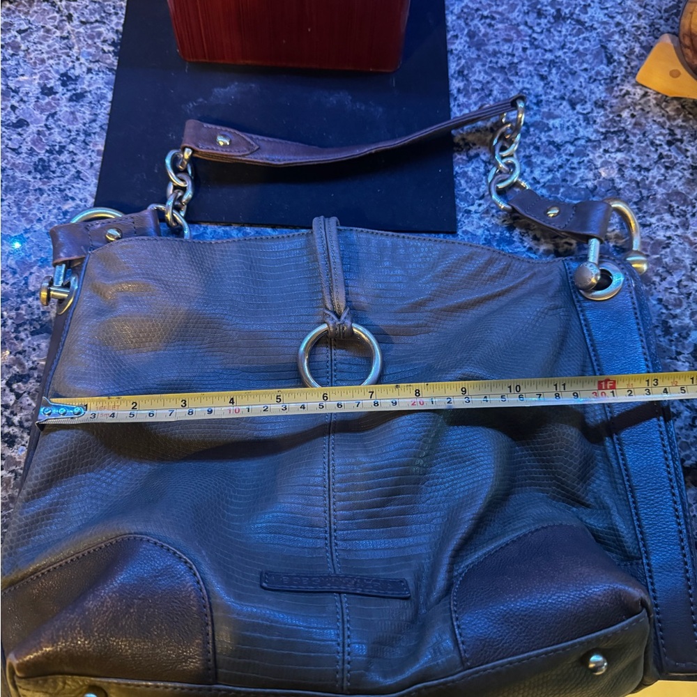 BCBGMAXAZRIA gray purse